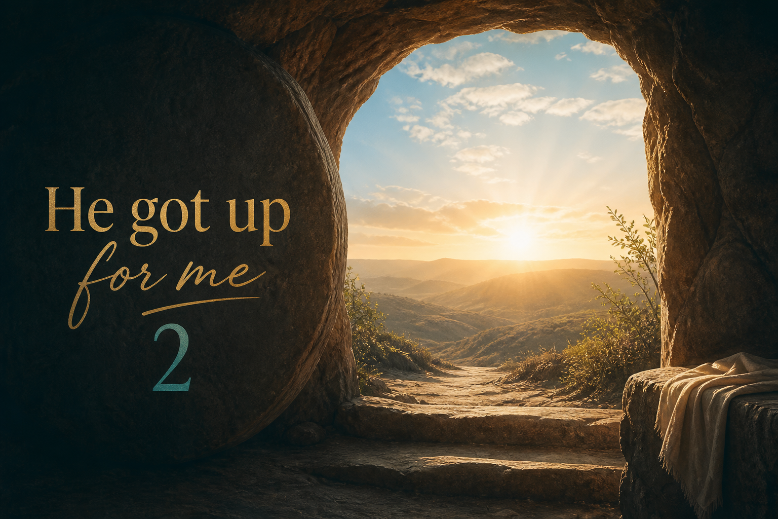 Cover art for He got up for me 2