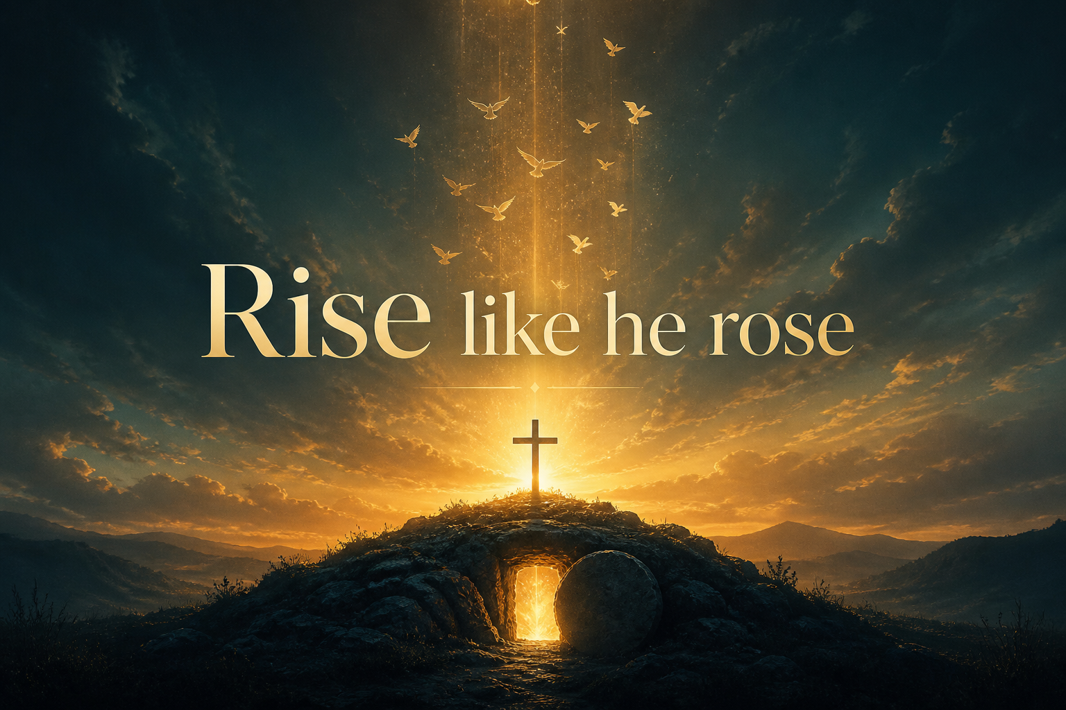 Cover art for Rise like he rose
